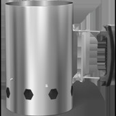 引火桶家用不锈钢木炭点碳器点炭桶快速点火烧炭神器商.用烧烤工