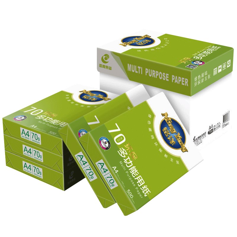 A4打印复印纸整箱l70g80gA4纸打印白纸A4打印纸一箱5包办公用纸