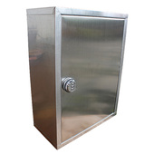 巡逻签到箱牛奶箱室外挂墙t密码 锁不锈钢储物箱小包裹快递箱保管