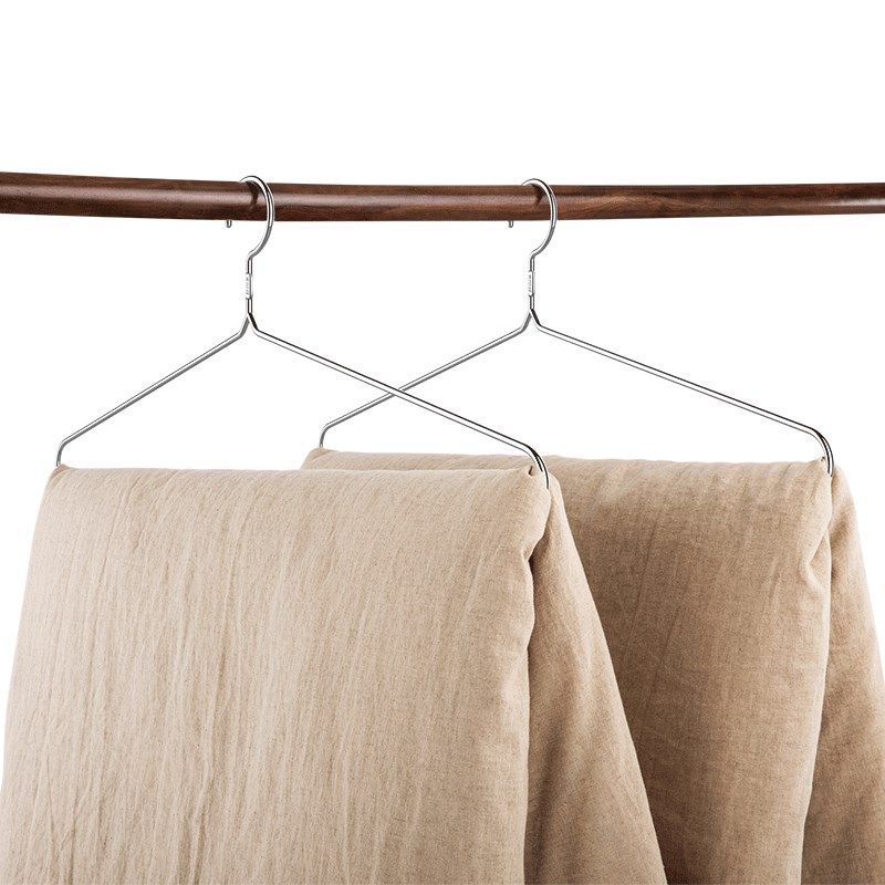 款大衣架晒床304不锈钢加粗加大号衣架多功能无.痕晒被子床,收纳整理,金属衣架,淘宝优惠券,粉丝福利购,淘宝优惠卷