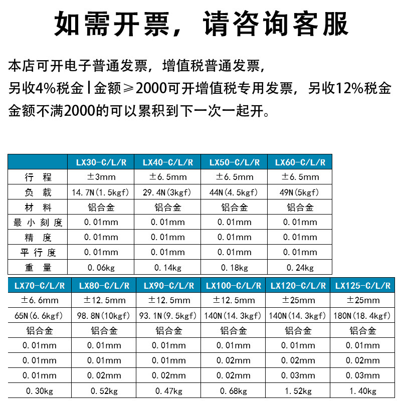X轴位移平台f手动精密微调工作台LX40/60/80/125一维移动平移滑台
