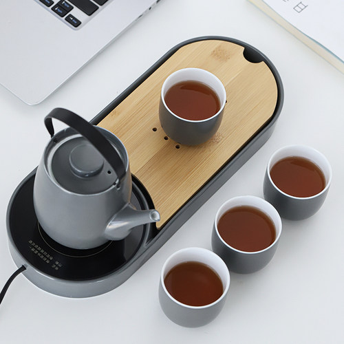 雅南小提恒温器功j夫茶具套装家用客厅泡茶壶简约茶盘小套茶海茶