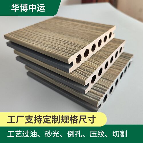 户外木塑地e板方孔木塑地板室外圆孔塑木地板拼接防腐木塑木地板