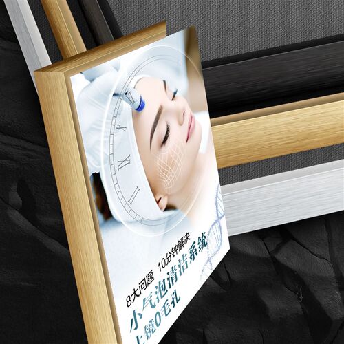 美容院装饰画皮肤管理店宣传画工作室H墙壁画海报墙贴医疗美容挂