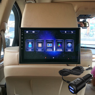10.1英寸轿车载后排后座椅显示器D汽车头枕屏靠背电视手机互联投