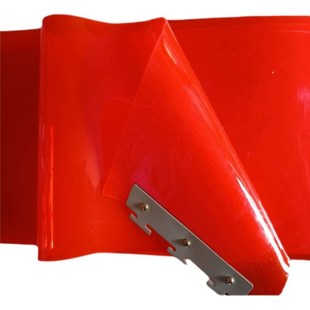 pvc防弧光红色车间设备防尘防风集气罩空调门帘黄色焊接防护软帘