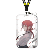 电锯人学生卡套玛奇玛校园卡饭卡公交卡工作证件门禁挂脖式 保护套