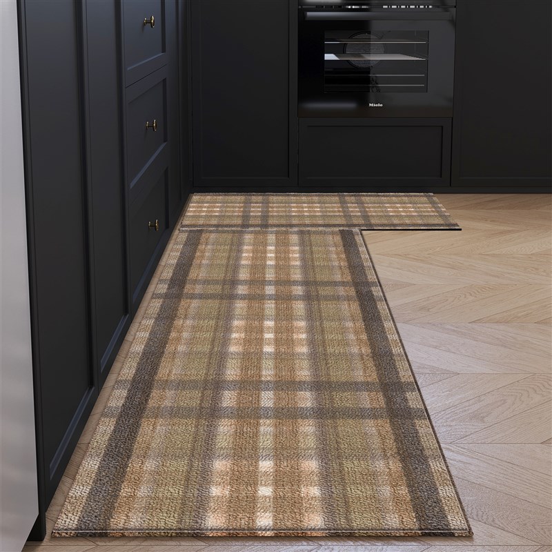 厨房专用防滑地垫2024新款吸水垫长条防摔耐脏地毯可擦洗门口垫子