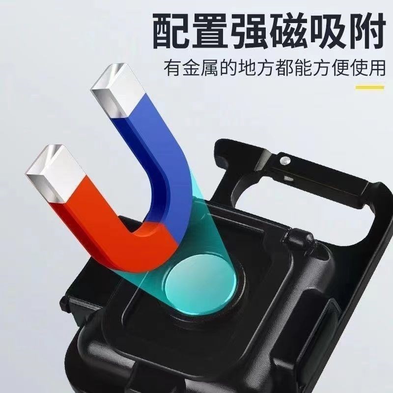 多功能强光迷你小手电筒钥匙扣户外宿舍家用强磁工作灯汽修灯