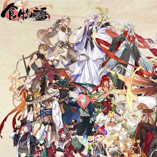 食物语周边全图鉴全家福卷轴美术设定集册动漫国礼物丝绸挂画