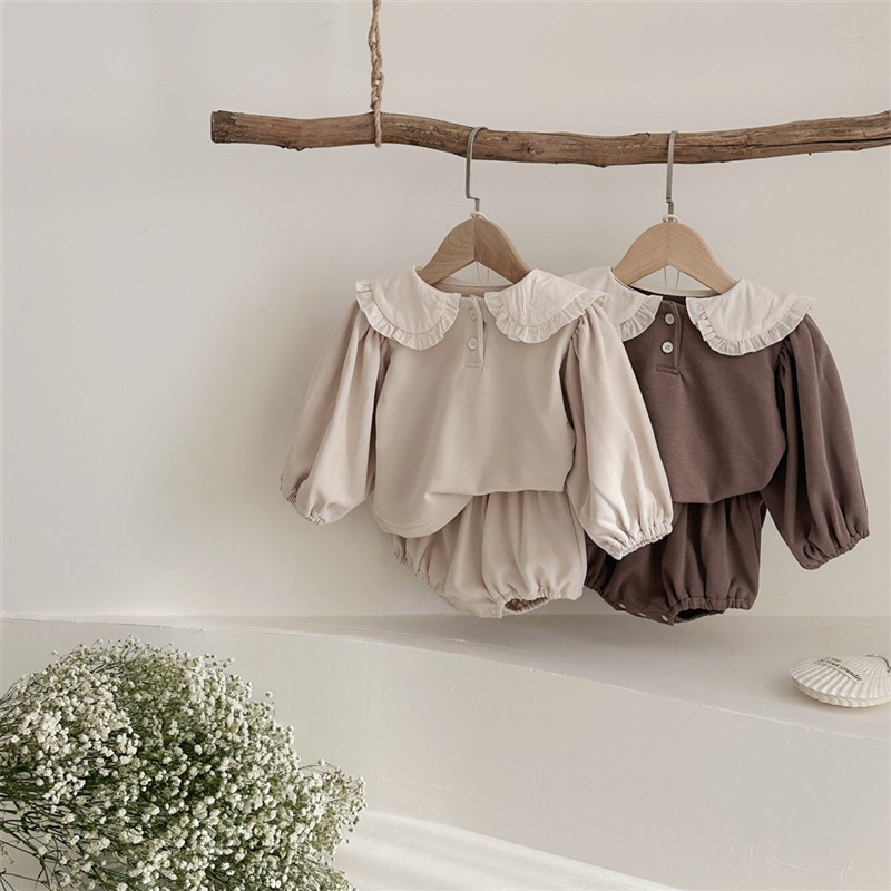 宝宝春装2025女童春装洋气套装周岁礼服春秋款外出分体舒适两件套