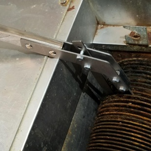 商用刮板清理神器电动切肉片机配件圆形刀片肉渣打肉专用清洗工具