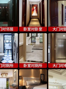 葫芦五帝钱门对门真品黄铜吉祥结挂件开盖朱砂大门口卧室厕所挂饰