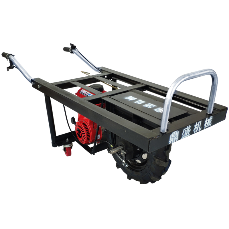 汽油鸡公车油动爬坡机动手推车爬山车运输车电动独轮车农用