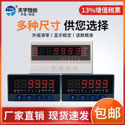 XSB5力值控制仪高精度称重仪表六位显示仪 485通讯协议模拟量输出