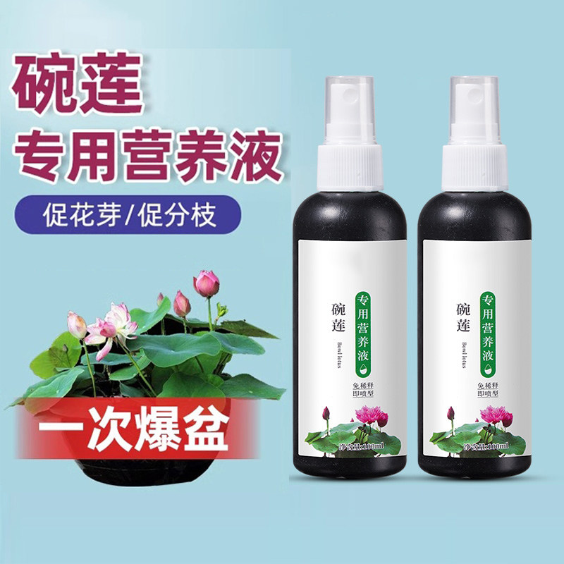 碗莲睡莲荷花营养液促花免稀释