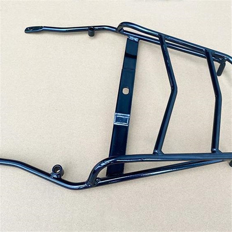 适用轻骑铃木小海豚QSq110T-3改装实心后货架后尾架后备箱尾箱支