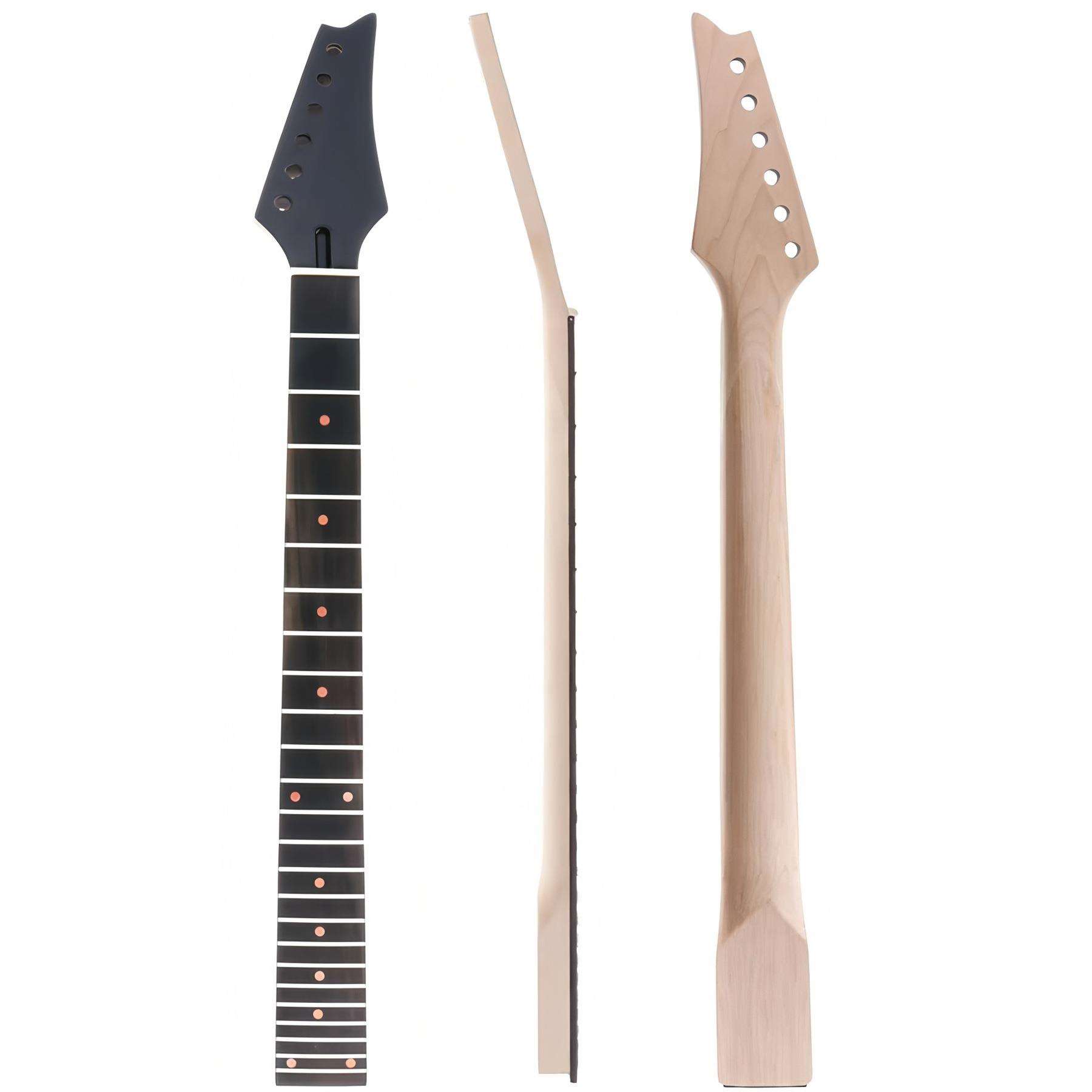 [亮光黑]24品依班娜电吉他琴柄玫瑰木指板枫木琴颈ForIbanez