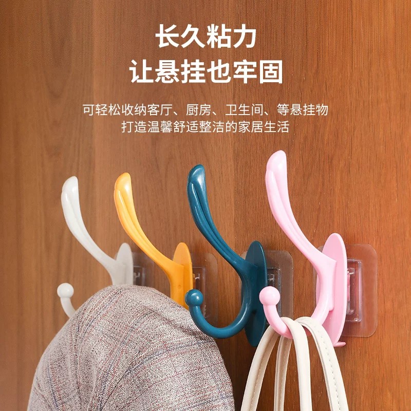 免打孔壁挂门后加大加厚衣帽挂钩