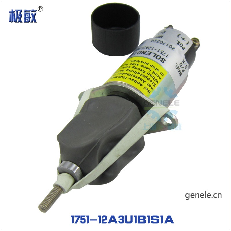 速发奥兰奥南柴油发动发停机断油电磁阀熄火开关1751-12AU1B1A