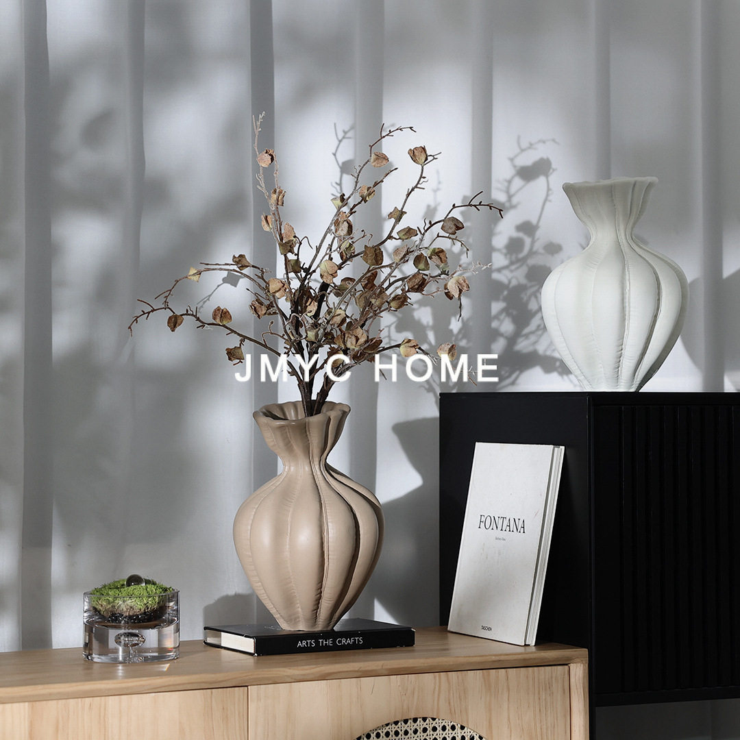 意式复古简约花器插干花瓶摆件酒店别墅售楼部客厅餐厅茶几装饰品,电子元器件市场,电线扎带/束线带,淘宝优惠券,粉丝福利购,淘宝优惠卷