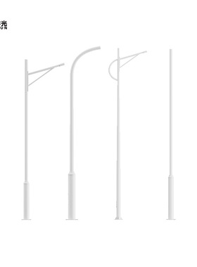 路灯杆户外LED市电路灯3米4米5米6米15米市政高杆路灯杆太阳能灯