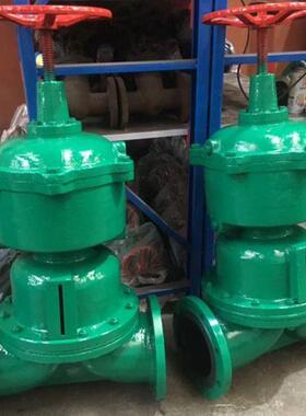 G6B41J-6C DN200 常闭式气动衬胶隔膜阀 铸钢衬胶隔膜阀 G6B41J