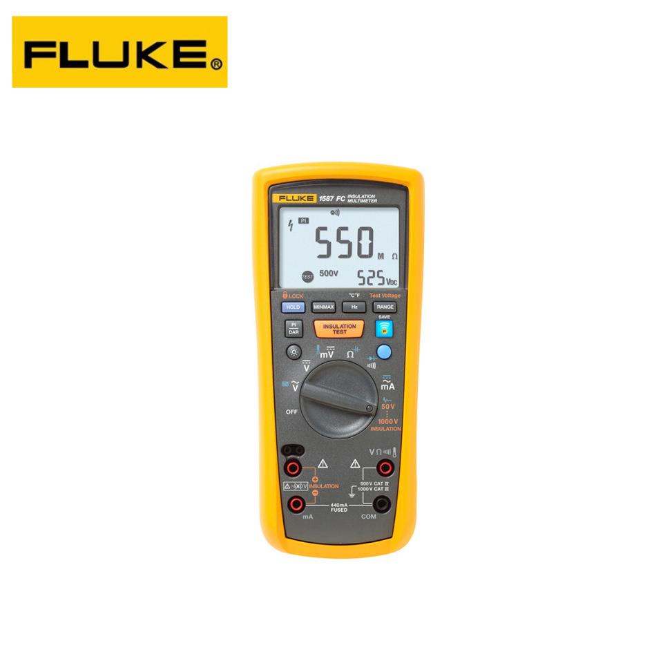福禄克Fluke1587FC数字绝缘测试高精度万用表兆欧表