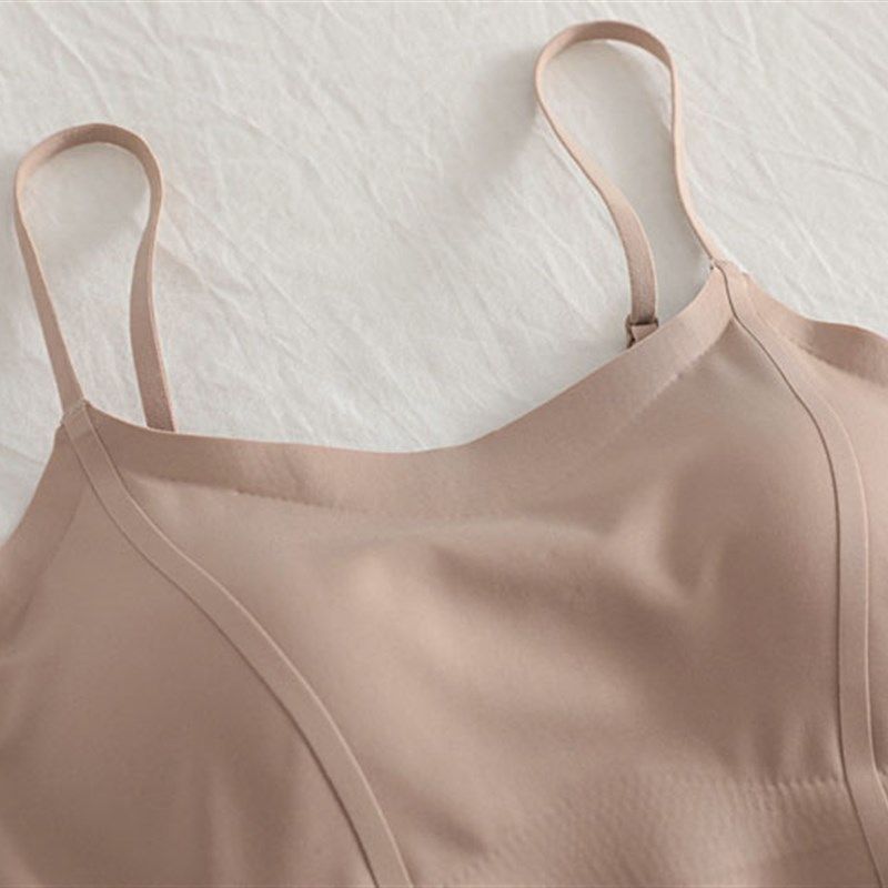 主推!无痕一体式吊带背心女修身显瘦内搭固定罩杯外穿美背内衣,女装/女士精品,背心吊带,淘宝优惠券,粉丝福利购,淘宝优惠卷