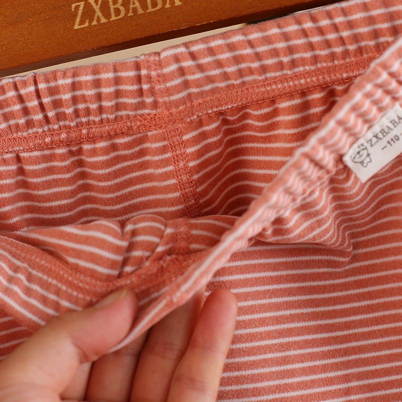 儿童条纹德绒无骨秋裤男女童磨毛弹力保暖裤宝宝中大童发热打底裤,童装/婴儿装/亲子装,保暖裤,淘宝优惠券,粉丝福利购,淘宝优惠卷