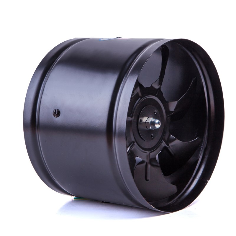 8寸金属轴流管道厨房油烟卫生间地下室抽风机200mm通风排风换气扇