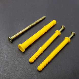 小黄鱼膨胀管胀栓锚栓胀钉涨塞美固钉尼龙塑料膨胀螺丝加长6m8m10