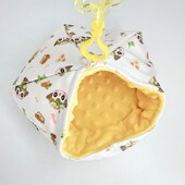 蜜袋鼯夏窝仓鼠窝金丝熊花枝鼠窝奶蜜窝待产繁殖窝 海星吊窝