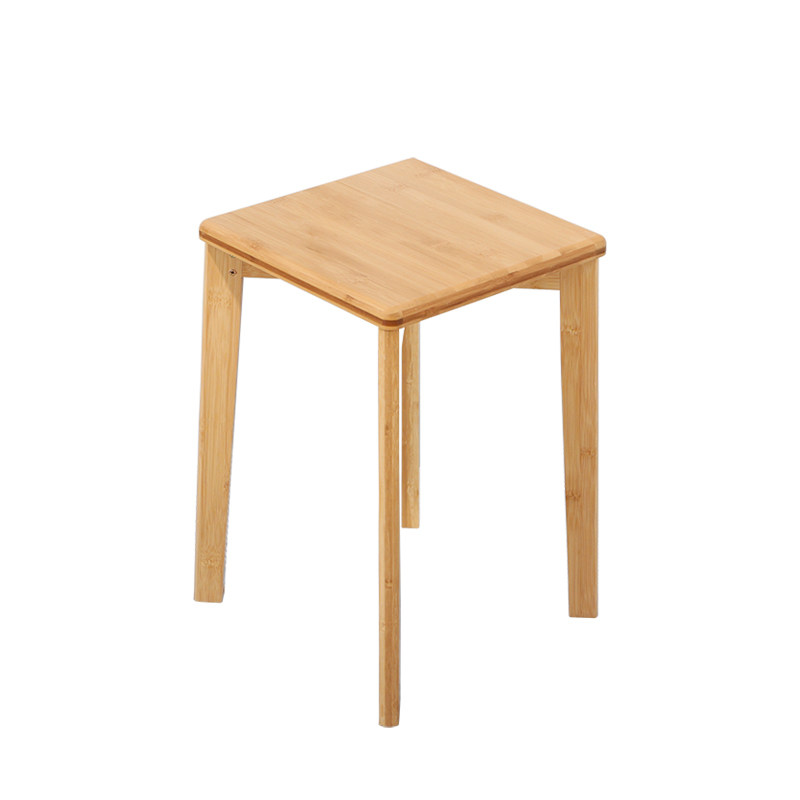 方凳可叠加楠竹小凳子实木板凳北欧凳木换鞋凳凳餐桌椅凳成人矮凳