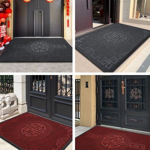高端入户门地垫别墅加厚防滑门垫家用大门口脚垫进门耐脏除尘地毯