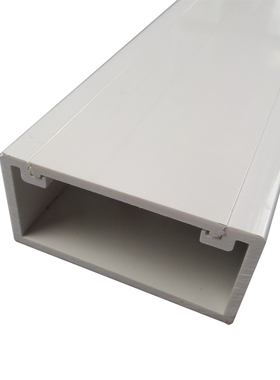 特厚100*50mmPVC明装线槽塑料桥架工程用5mm厚电线明线线槽板