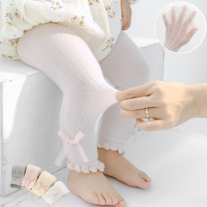 婴儿网眼打底裤夏季薄款宝宝大PP透气九分裤白色女童防蚊不连袜子,童装/婴儿装/亲子装,儿童袜子(0-16岁),淘宝优惠券,粉丝福利购,淘宝优惠卷