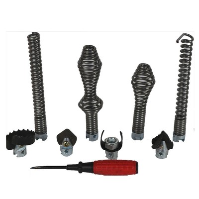 北京大力75100型疏通机 弹簧专用刀头 通下水道工具 清理管道配件