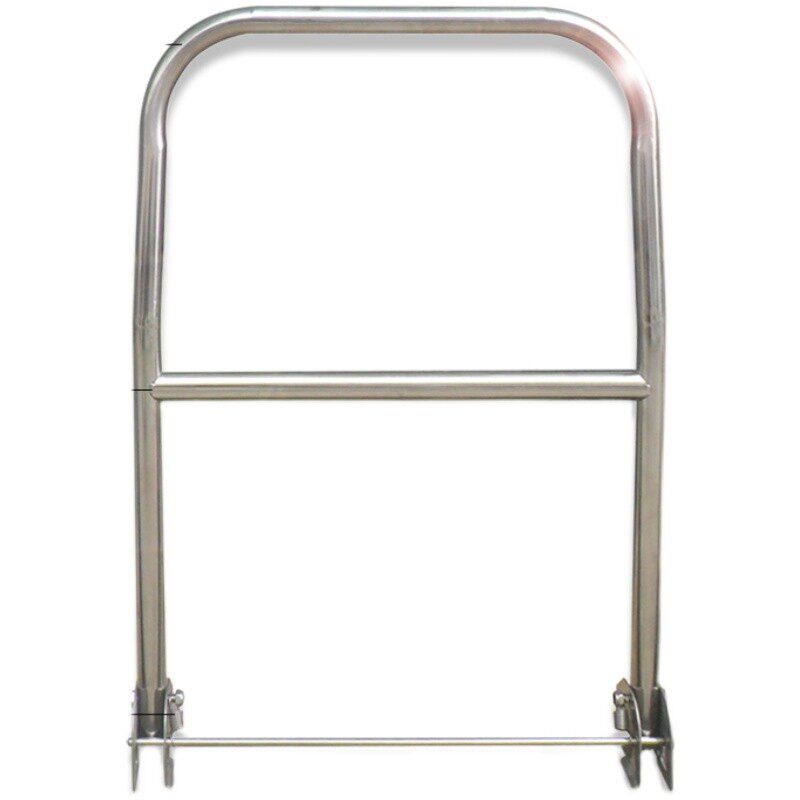 202不锈钢平板车手推车折叠扶手搬运车把手小推车304活动把手配件