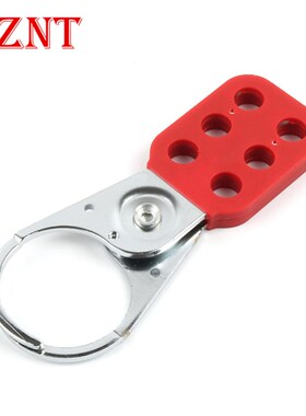 诺腾4mm细梁锁钩钢制六联锁具工业安全搭扣锁联排6孔连锁NT-H05