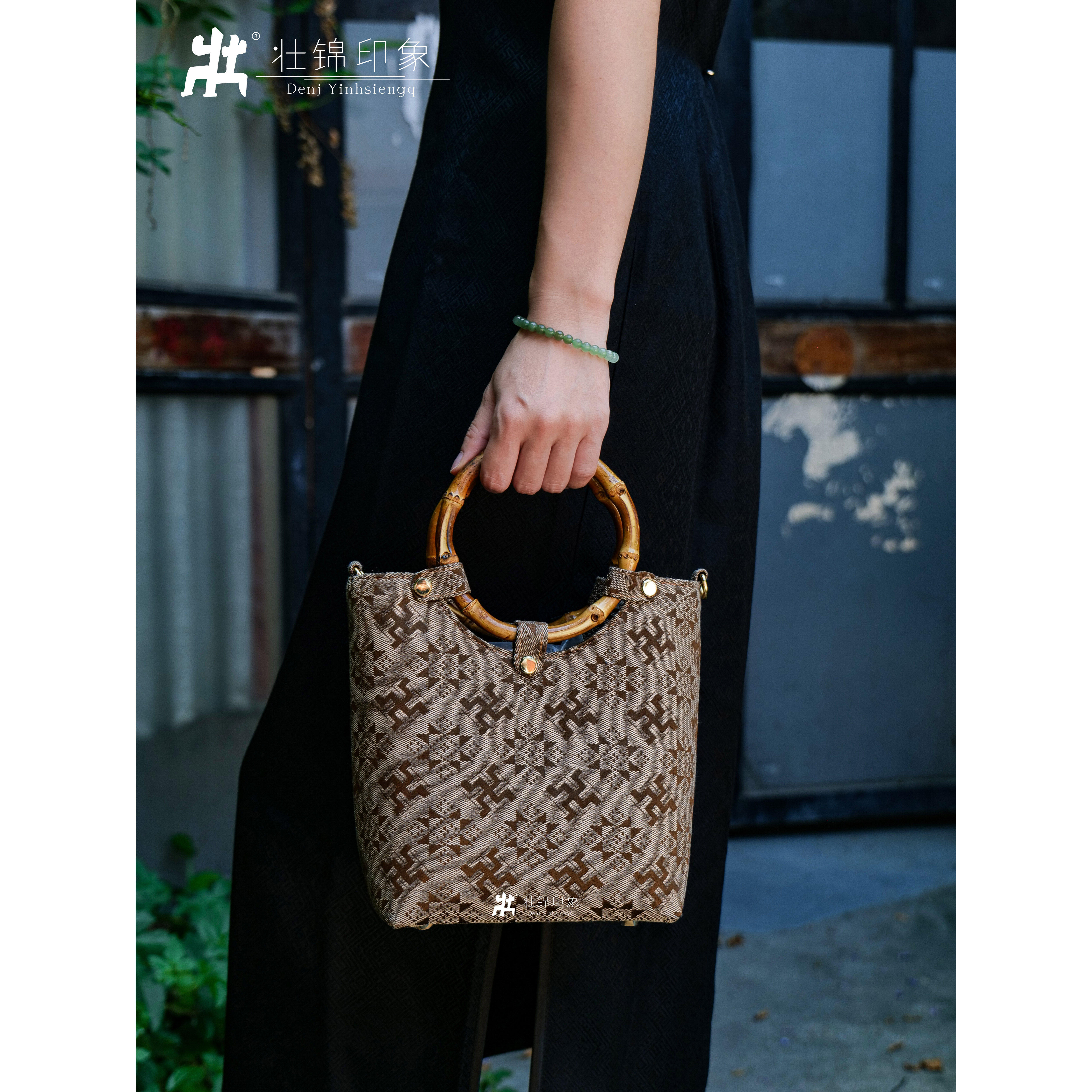 广西壮锦竹环手提斜挎包 广西非遗民族特色手工布艺单肩斜挎包,箱包皮具/热销女包/男包,通用款女包,淘宝优惠券,粉丝福利购,淘宝优惠卷