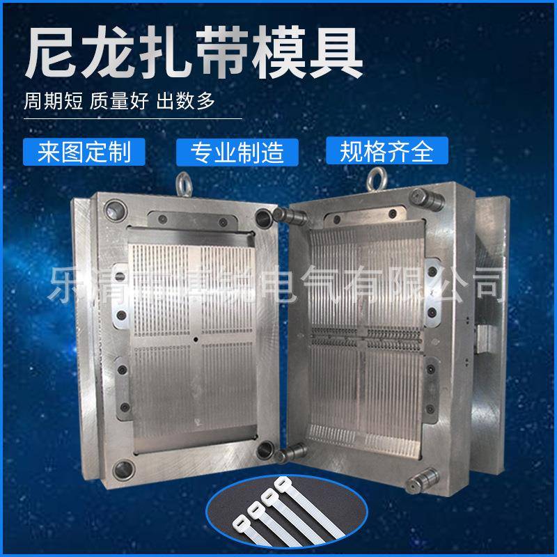 厂家直销各种规格尼龙扎带模具汽车扎带模具钢钉线卡模具热流道