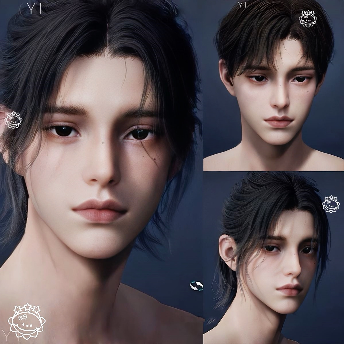 苏恩丨永恒之塔2捏脸男 AION2 台服韩服魔族天族通用 - 实物图