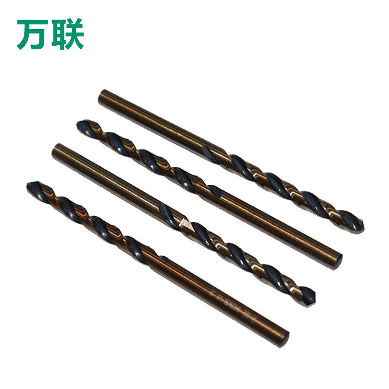 速发联钻不锈钢10支装专用直柄麻花钻头打孔超硬超快钻嘴1.0-.厘