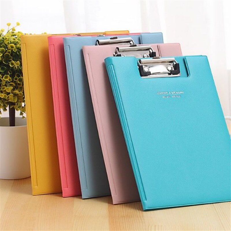 速发文件夹板试卷夹双层折页板夹翻盖夹同书料合学生A4资写垫赵周