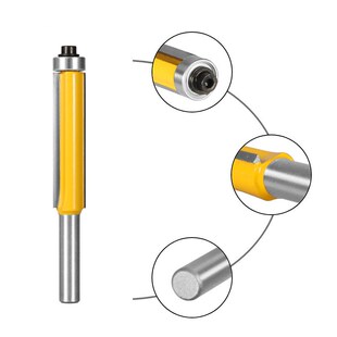 速发修边刀4件套刀柄12.7mm双刃仿型轴刺直8木工铣刀具毛承修槽