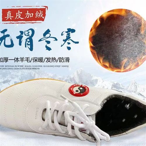 速发太极功软牛筋底太极拳鞋功夫练鞋武术鞋秋男冬季