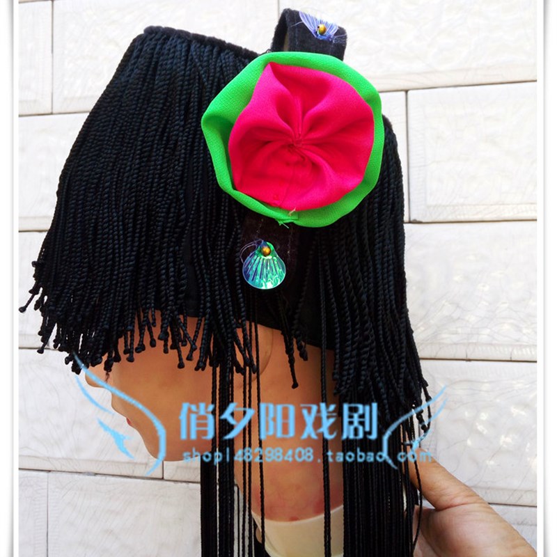 古装娃娃发 书童小孩假发 戏剧戏曲小品影视舞台表演演出道具用品