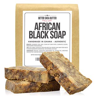 极速African Soap Black Use Body Face Melt Wash and