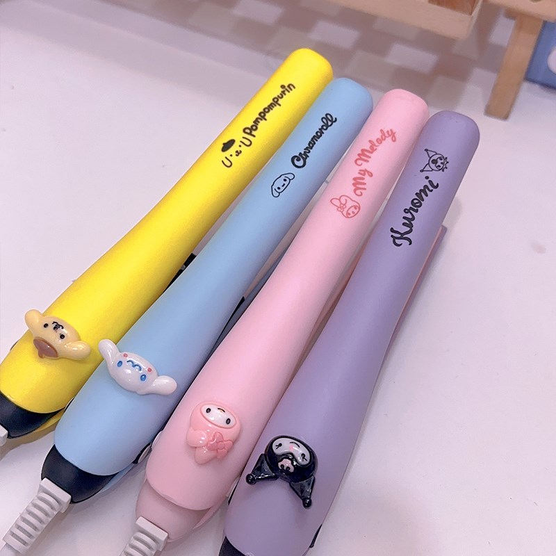 创新库落米迷你夹板男士卷烫直发两用卷发棒女生空气刘海直发熨板